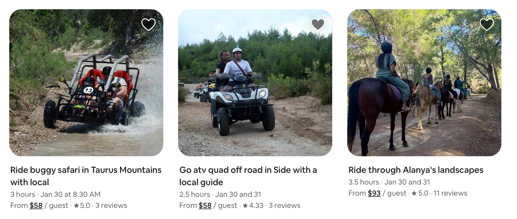 Airbnb Experiences - Alanya, Side, Toros Dağları